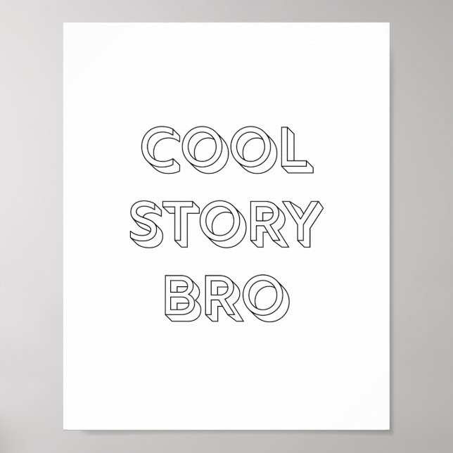 Póster Cool Story Bro (Frente)