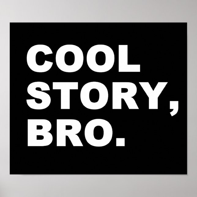 Póster Cool Story Bro (Frente)