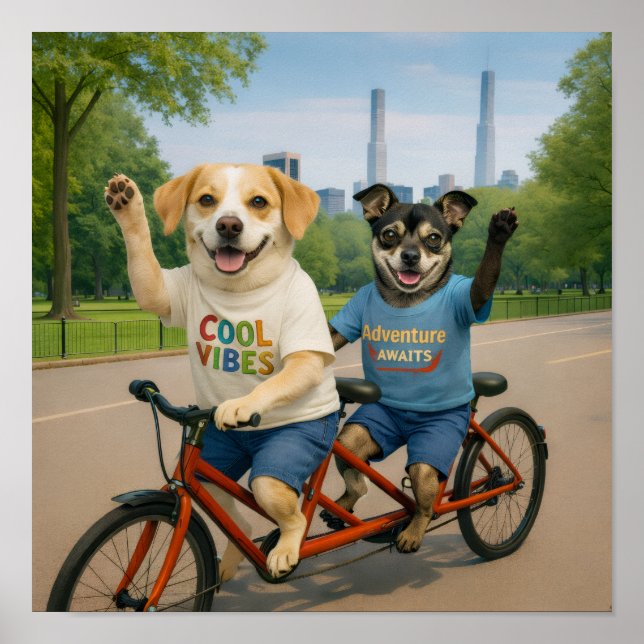 Póster "Cool Vibes" (Frente)