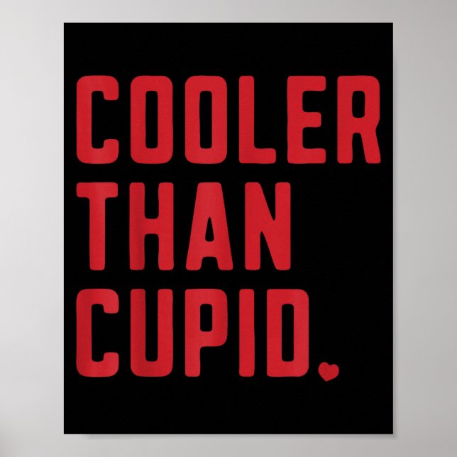 Póster Cooler Than Cud Cute Valentine's Day Kids Boys Gir (Frente)