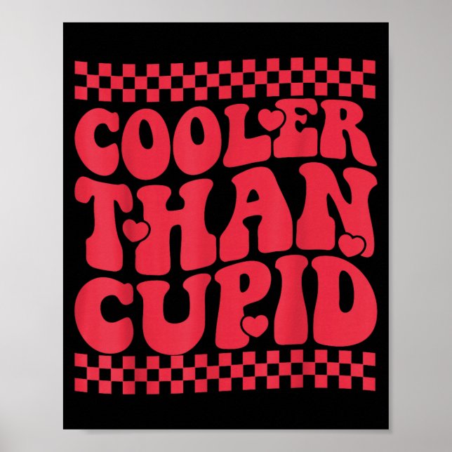 Póster Cooler Than Cud Cute Valentine's Day Kids Boys Gir (Frente)