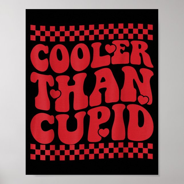 Póster Cooler Than Cud Cute Valentine's Day Kids Boys Gir (Frente)