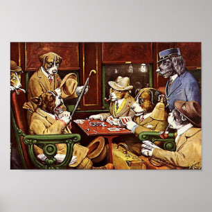 Póster Coolidge, su estación y cuatro ases,