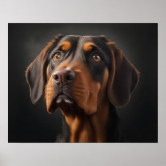 Póster Coonhound Dog