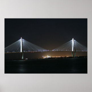 Póster Cooper River Bridge Charleston, SC