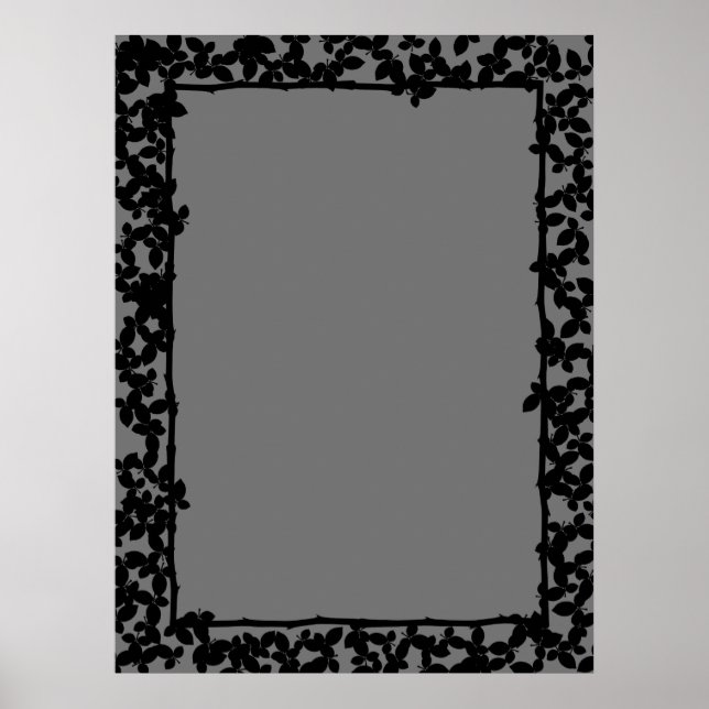 Póster Coordenadas topiarias malvadas (Frente)