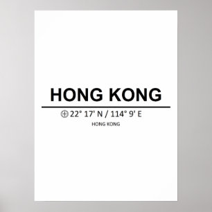 Póster Coordina Hong Kong