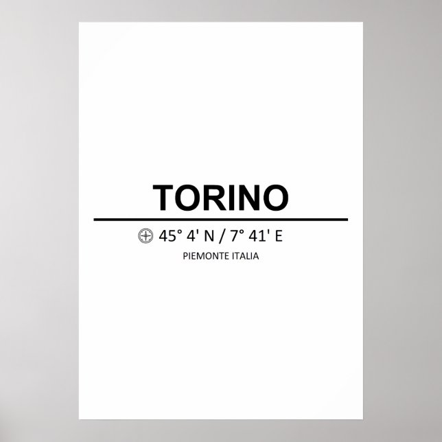 Póster Coordina Torino (Frente)