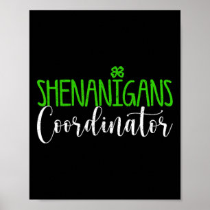 Póster Coordinador de Shenanigans Feliz Día de San Patric