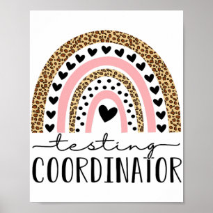 Póster Coordinador maestro del Día de Prueba del Leopardo