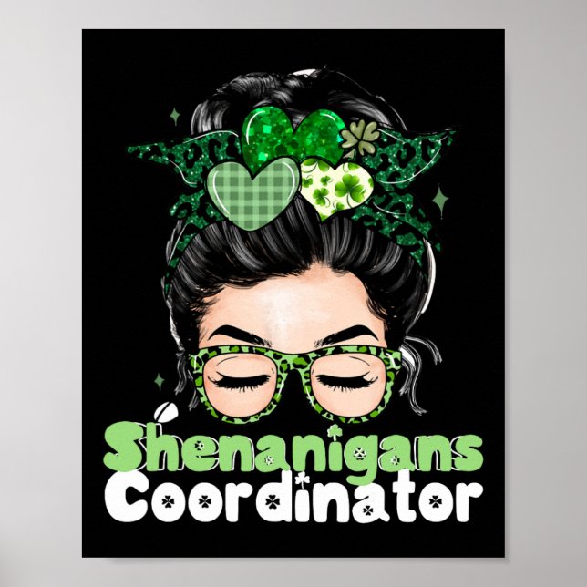 Póster Coordinadora de Shenanigans Día de los Patrocinado (Frente)