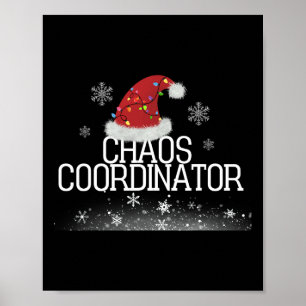 Póster Coordinadora del caos Navidades Mujeres Matanza fa