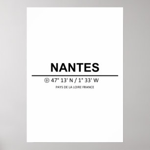 Póster Coordinates Nantes