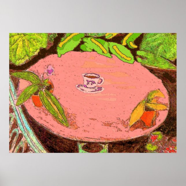 Póster Copa de Café Matisse Style (Frente)