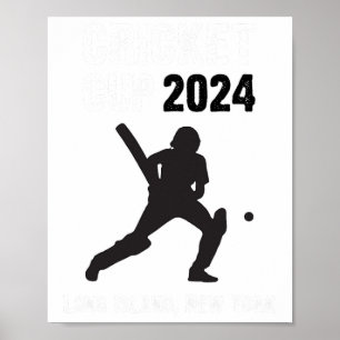 Póster Copa de Cricket Long Island Nueva York Li Ny Us Te