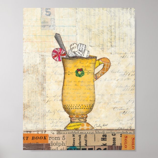 Póster Copa de Fútbol Amarillo (Frente)