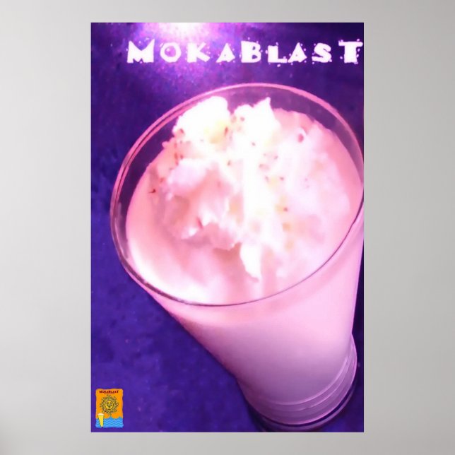Póster Copa gigante de Mokablast (Frente)