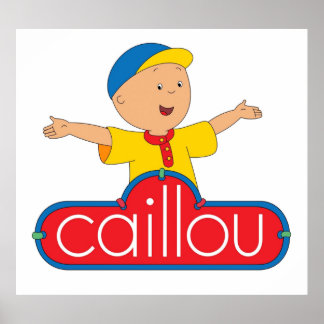 Póster Copas de Caillou TV
