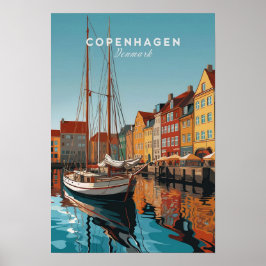 Póster Copenhagen, Denmark