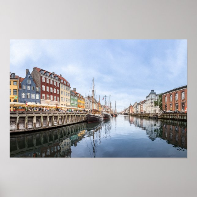 Póster Copenhague Dinamarca (Frente)