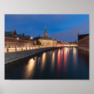 Póster Copenhague Dinamarca