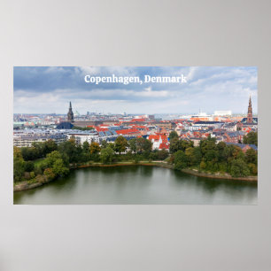 Póster Copenhague Dinamarca