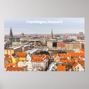 Póster Copenhague Dinamarca