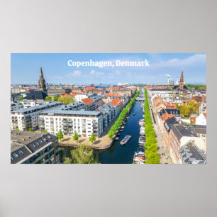 Póster Copenhague Dinamarca
