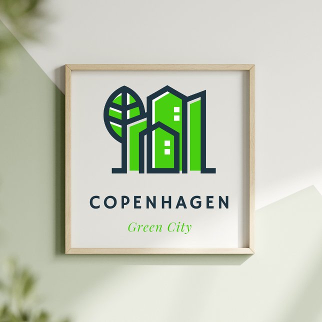 Póster Copenhague Dinamarca Ciudad verde sostenible (Subido por el creador)