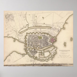 Póster Copenhague, Kiobenhaven