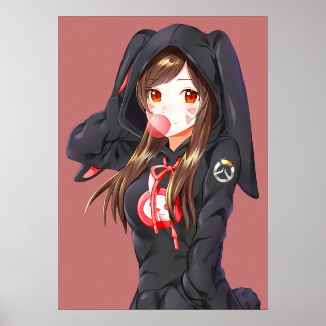 Póster Copia de Anime chica (Frente)