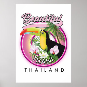 Póster Copia de la bella Thani Tailandia
