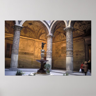 Póster Copia de Putto con delfín de Andrea del