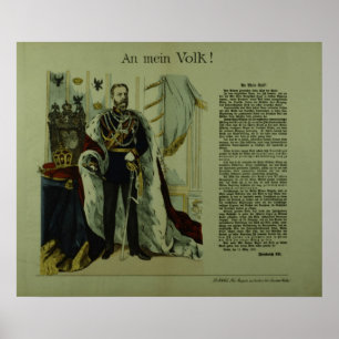 Póster Copia de una declaración de Frederick III