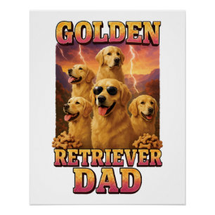 Póster Copia del Retriever Dorado Copia Copia