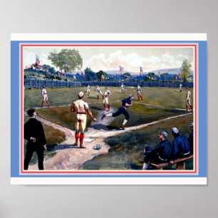 Póster Copias de Louis Prang & Co. Art del partido de béi