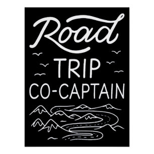 Póster Copiloto de viaje por carretera I - Navegador de R