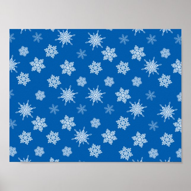 Póster Copos de nieve (Frente)