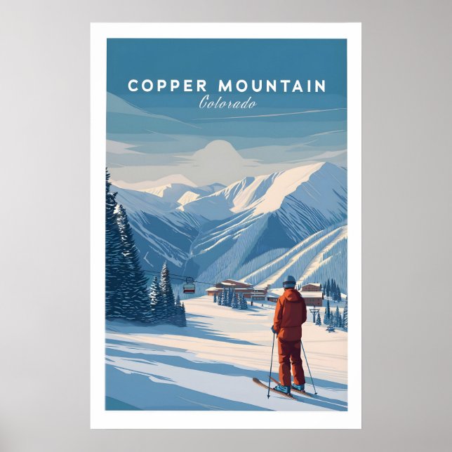 Póster Copper Mountain Ski Poster 1 (Frente)