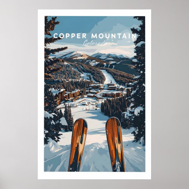 Póster Copper Mountain Ski Print 1 (Frente)