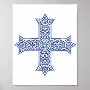 Póster Coptic cross