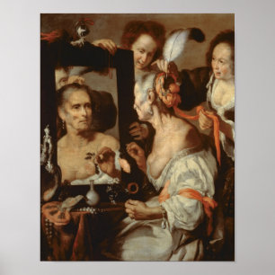 Póster Coqueta antigua