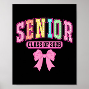 Póster Coqueta de la promoción de 2025 Senior 2025 Gradua
