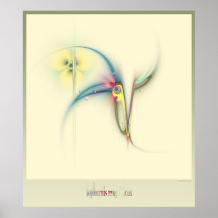 Póster coqueta frita