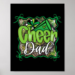 Póster Coqueta Verde Anima Papá Porras Megáfono