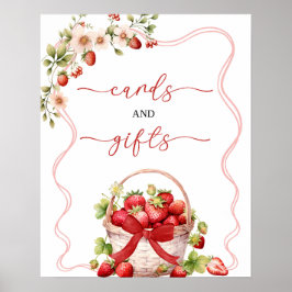 Póster Coquette Berry en tarjetas de amor y regalos Rótul