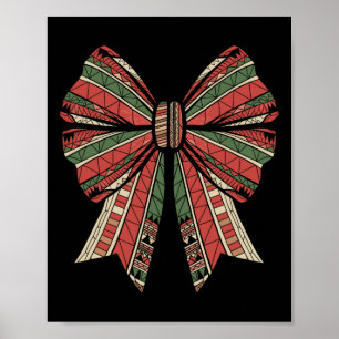 Póster Coquette Black History Month African American Bow