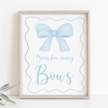 Coquette Blue Bow Adivina cuántos juegos de Baby S