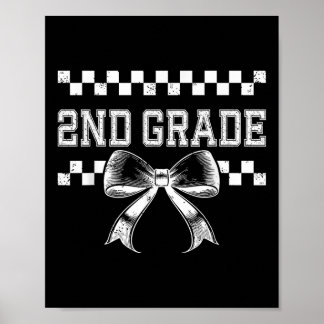 Póster Coquette Bow Segunda Maestra Niña