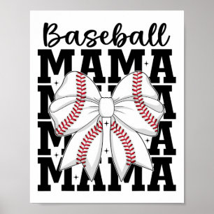 Póster Coquette Bysebyll Bow Bysebyll Mom Día de la Madre